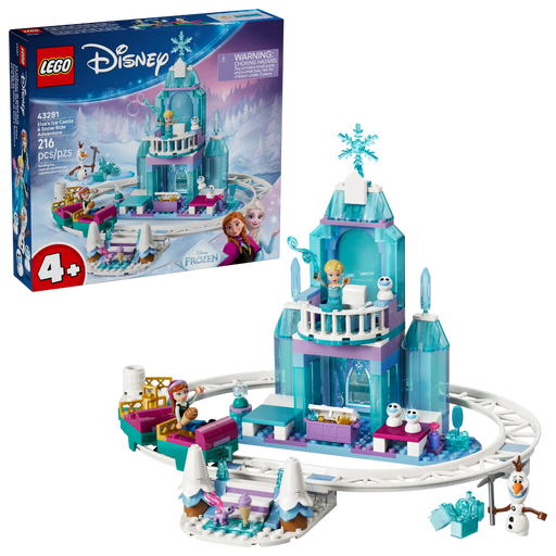Lego 43281 Disney Elsa's Ice Castle & Snow Ride Adventure (216 Pieces)-Construction-LEGO-Toycra