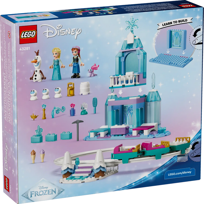 Lego 43281 Disney Elsa's Ice Castle & Snow Ride Adventure (216 Pieces)