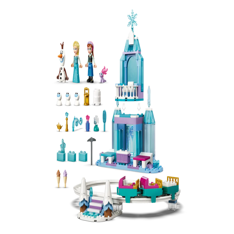 Lego 43281 Disney Elsa's Ice Castle & Snow Ride Adventure (216 Pieces)