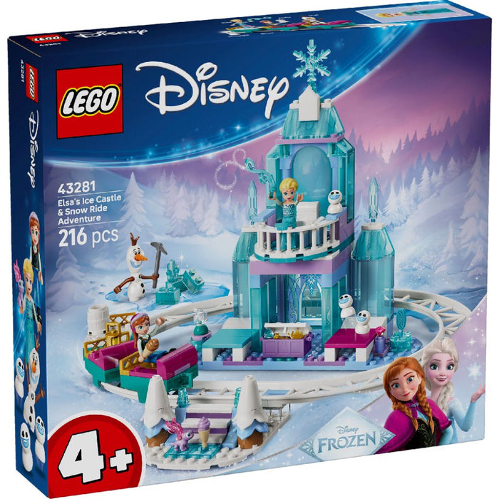Lego 43281 Disney Elsa's Ice Castle & Snow Ride Adventure (216 Pieces)-Construction-LEGO-Toycra