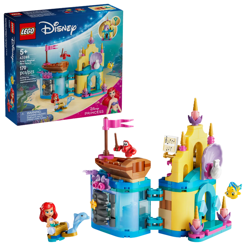 Lego 43285 Disney Ariel's Magical Mini Palace (179 Pieces)