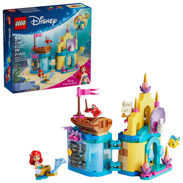 Lego 43285 Disney Ariel's Magical Mini Palace (179 Pieces)-Construction-LEGO-Toycra