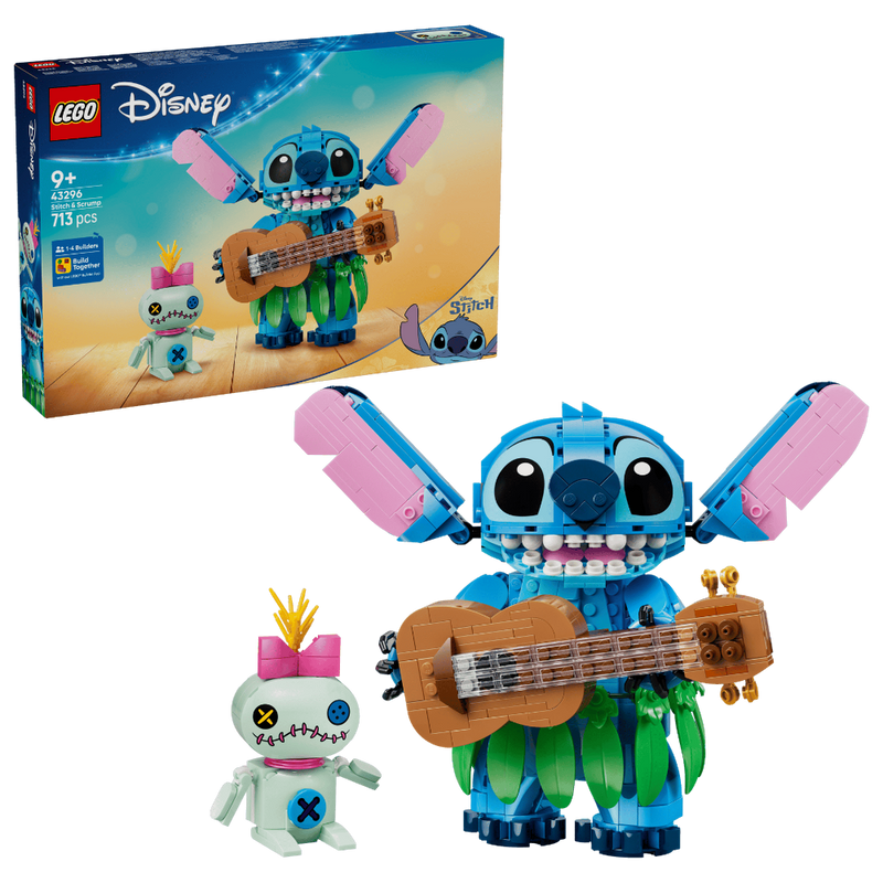 Lego 43296 Disney Stitch & Scrump (713 Pieces)