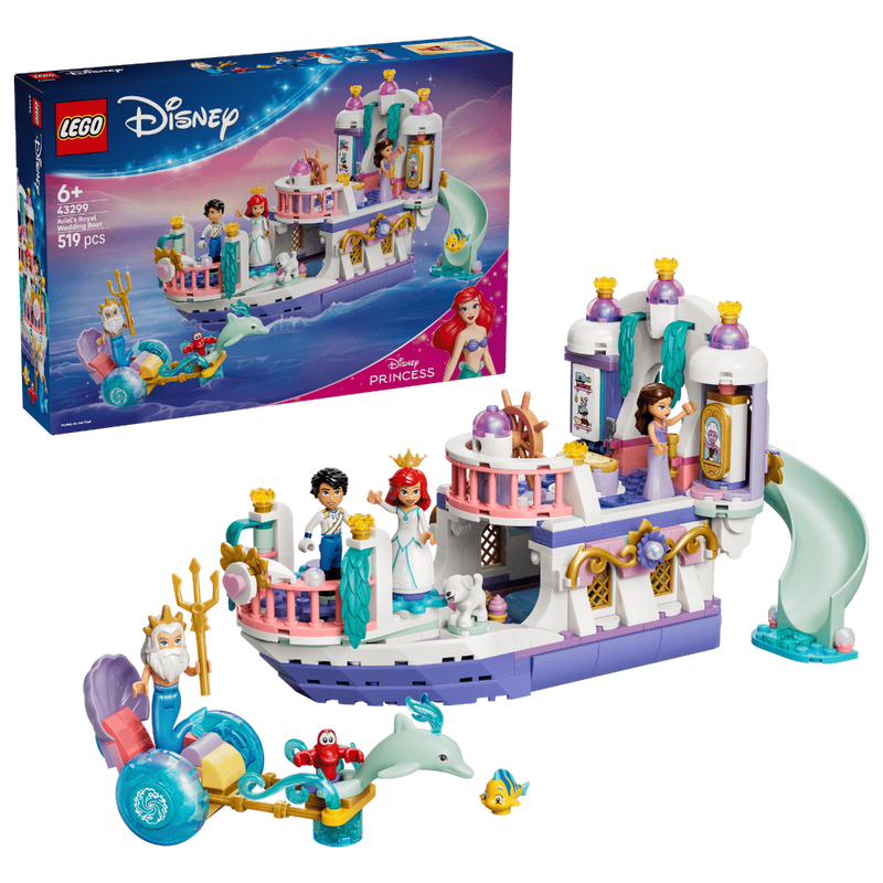 Lego 43299 Disney Ariel's Royal Wedding Boat (519 Pieces)