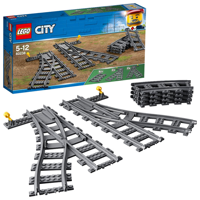 Lego 60238 City Switch Tracks (8 Pieces)-Construction-LEGO-Toycra