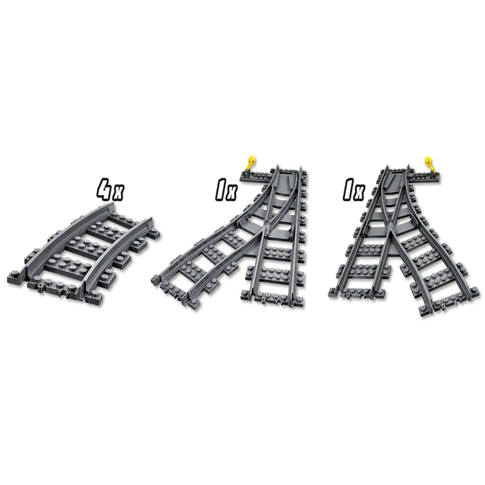 Lego 60238 City Switch Tracks (8 Pieces)-Construction-LEGO-Toycra