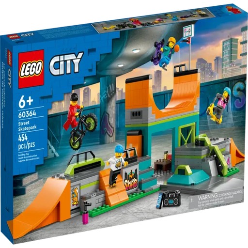 Lego 60364 City Street Skate Park - 454 Pieces-Construction-LEGO-Toycra