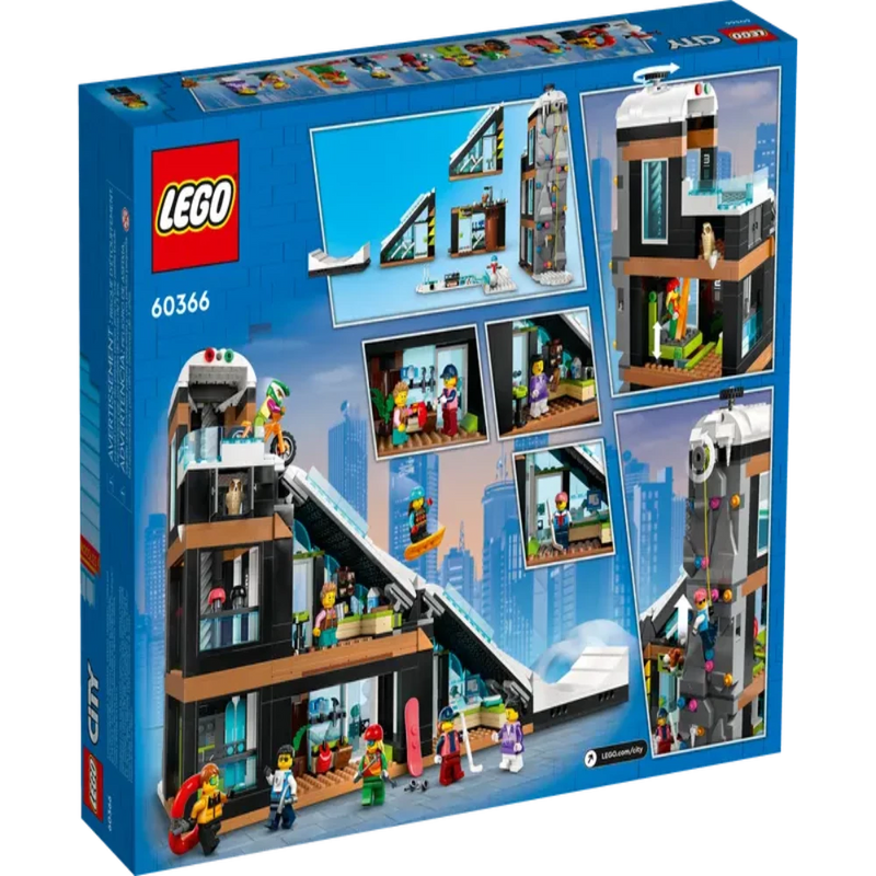 Lego 60366 City Ski And Climbing Centre - 1045 Pieces