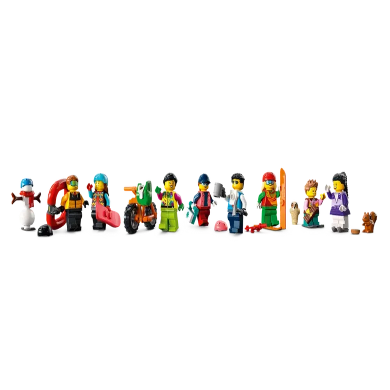 Lego 60366 City Ski And Climbing Centre - 1045 Pieces