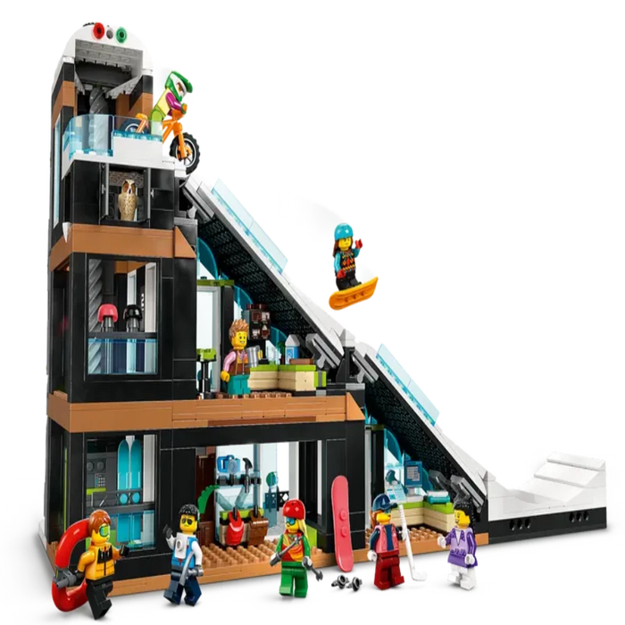 Lego 60366 City Ski And Climbing Centre - 1045 Pieces-Construction-LEGO-Toycra
