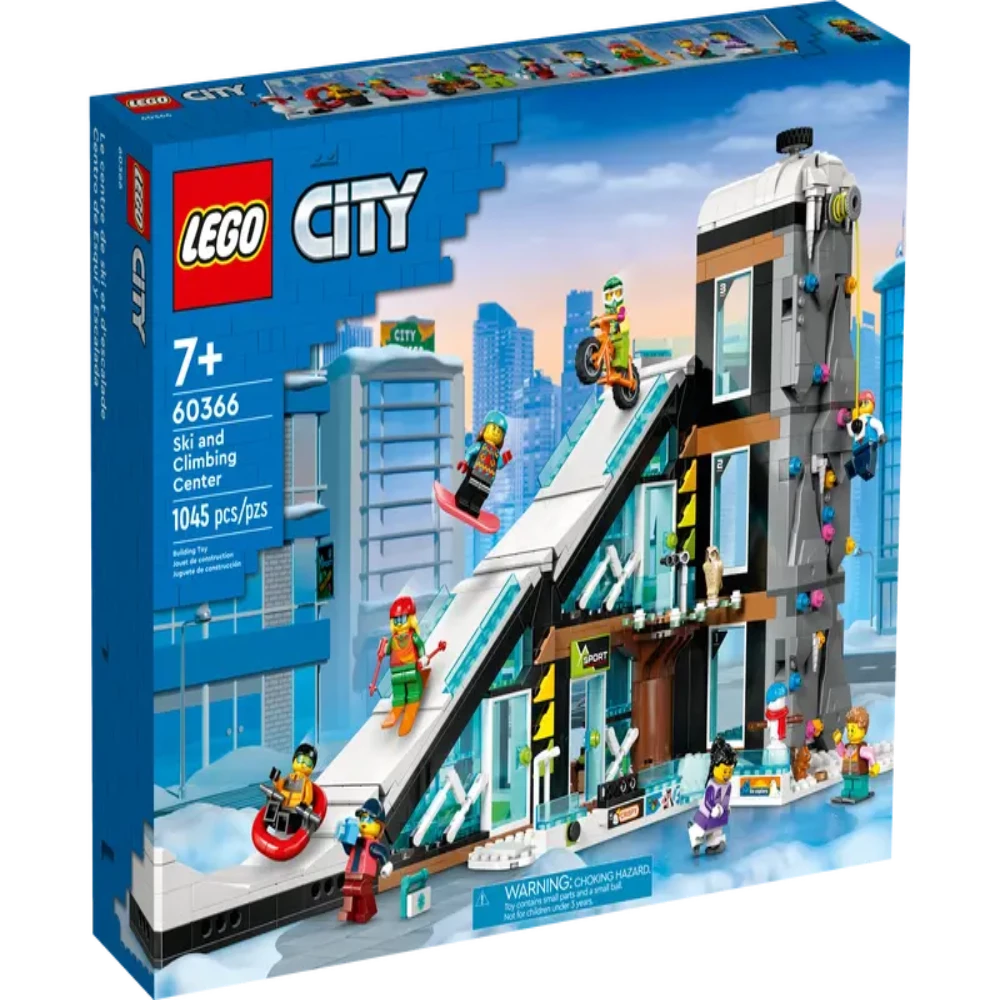 Lego 60366 City Ski And Climbing Centre - 1045 Pieces