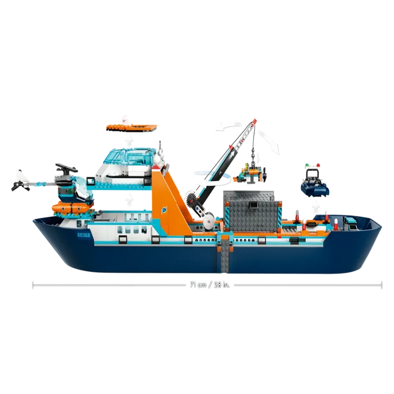 Lego 60368 City Arctic Explorer Ship (815 Pieces)-Construction-LEGO-Toycra