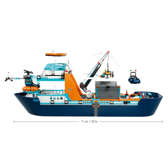 Lego 60368 City Arctic Explorer Ship (815 Pieces) — Toycra