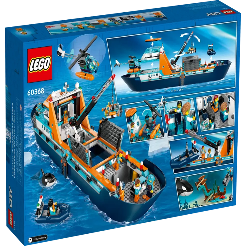 Lego 60368 City Arctic Explorer Ship (815 Pieces)-Construction-LEGO-Toycra
