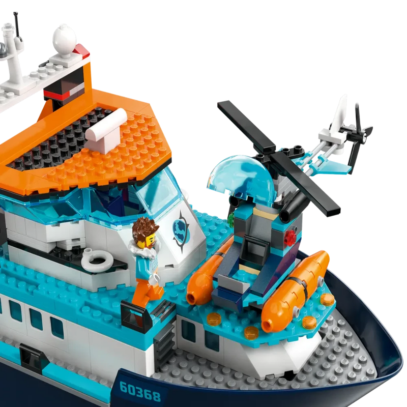 Lego 60368 City Arctic Explorer Ship (815 Pieces)-Construction-LEGO-Toycra