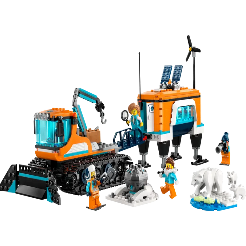Lego 60378 City Arctic Explorer Truck And Mobile Lab - 489 Pieces