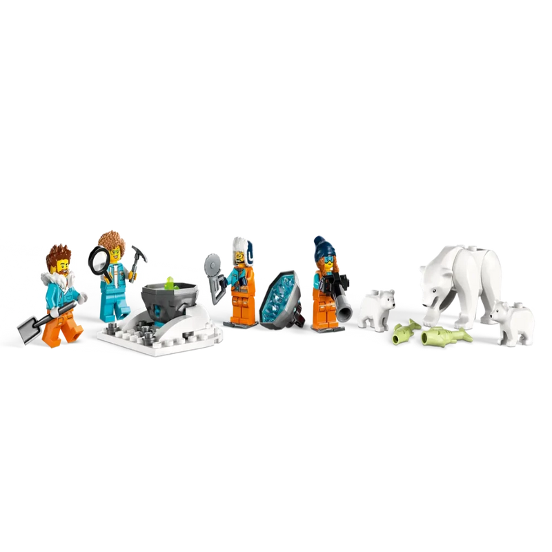 Lego 60378 City Arctic Explorer Truck And Mobile Lab - 489 Pieces