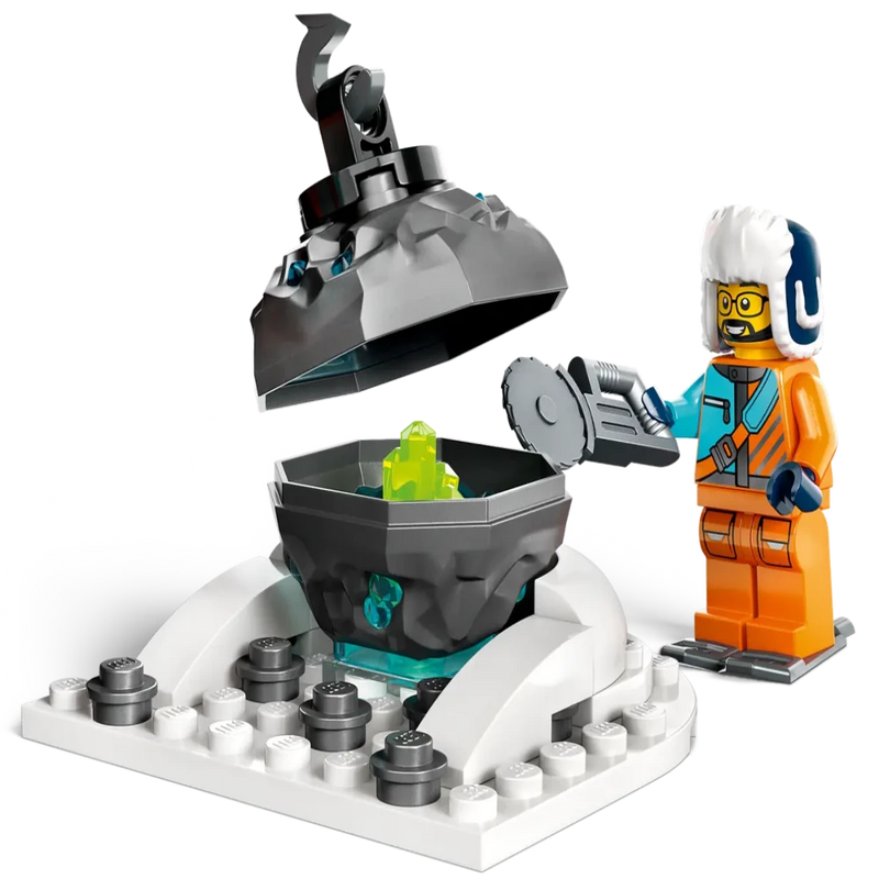Lego 60378 City Arctic Explorer Truck And Mobile Lab - 489 Pieces