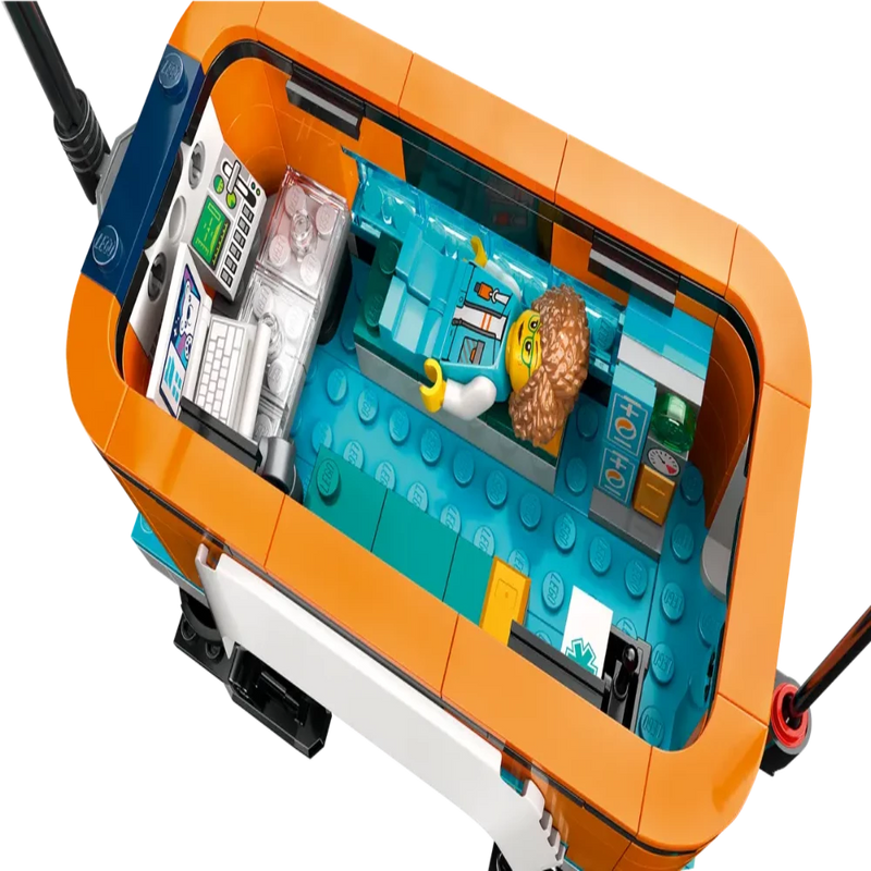 Lego 60378 City Arctic Explorer Truck And Mobile Lab - 489 Pieces