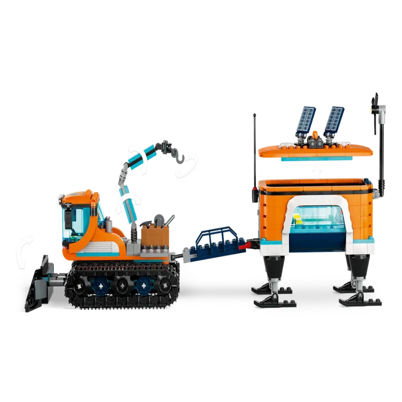 Lego 60378 City Arctic Explorer Truck And Mobile Lab - 489 Pieces