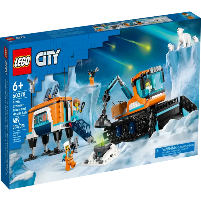 Lego 60378 City Arctic Explorer Truck And Mobile Lab - 489 Pieces-Construction-LEGO-Toycra
