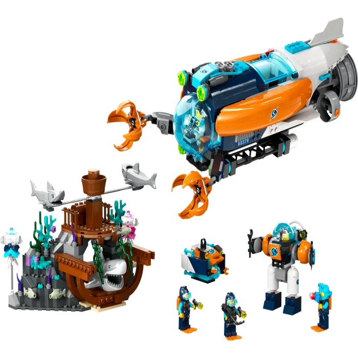 Lego 60379 City Deep-Sea Explorer Submarine (842 Pieces) — Toycra