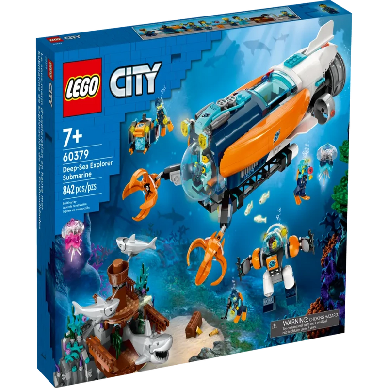 Lego 60379 City Deep-Sea Explorer Submarine (842 Pieces)