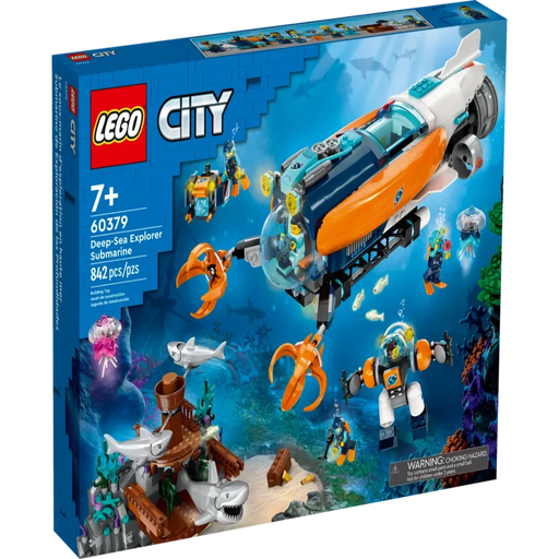 Lego 60379 City Deep-Sea Explorer Submarine (842 Pieces)-Construction-LEGO-Toycra