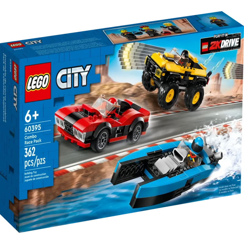 Lego 60395 City Combo Race Pack (362 Pieces)-Construction-LEGO-Toycra