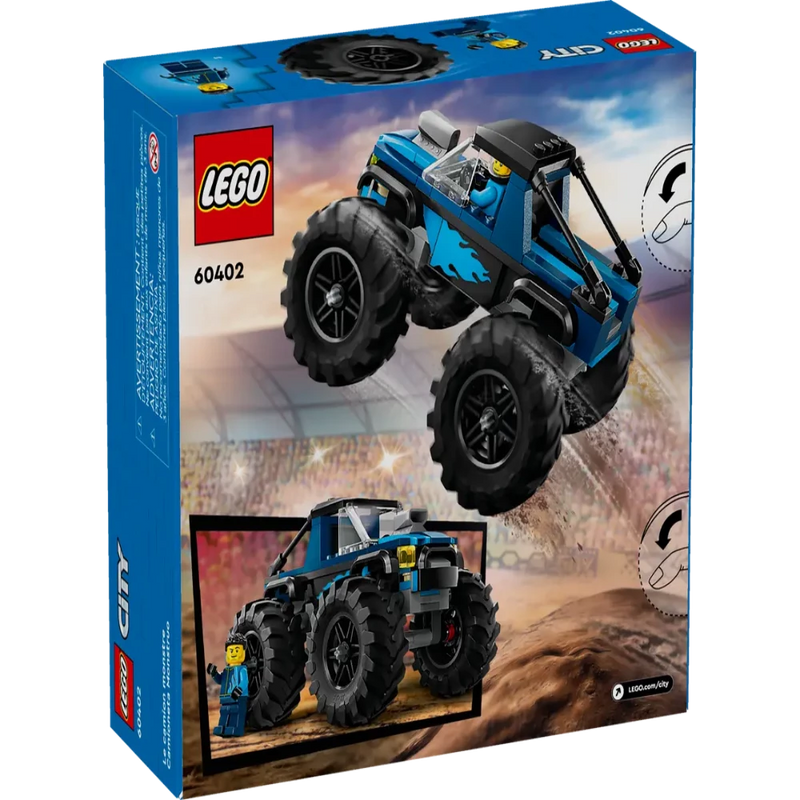 Lego 60402 City Blue Monster Truck (148 Pieces)