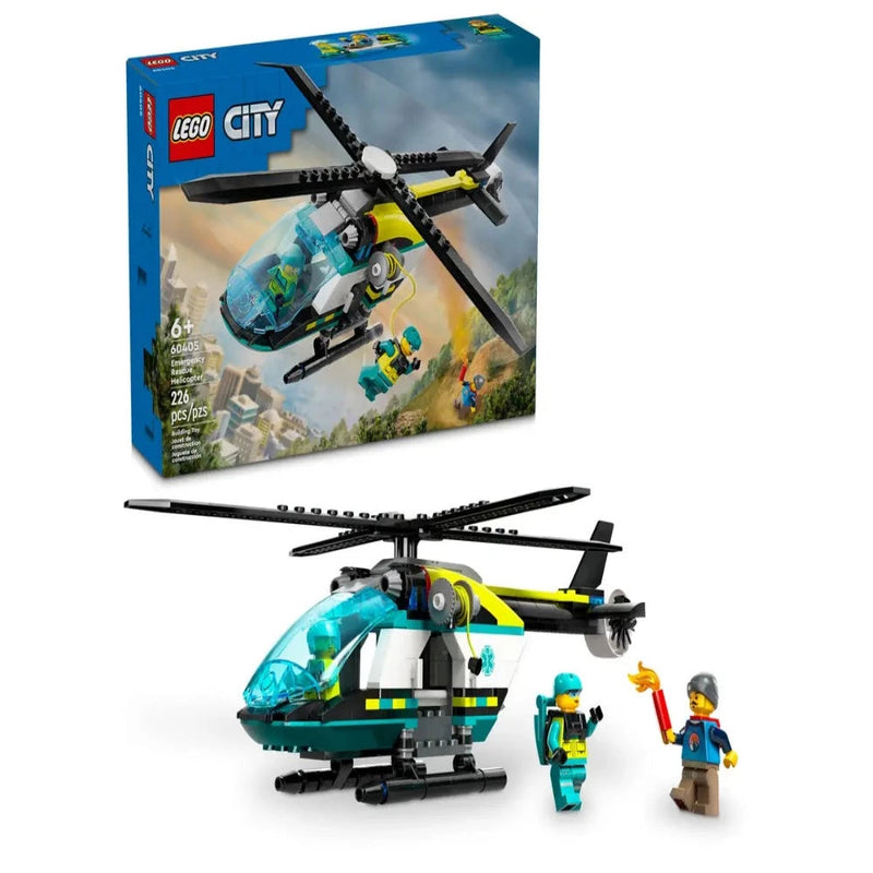 Lego 60405 City Emergency Rescue Helicopter (226 Pieces)
