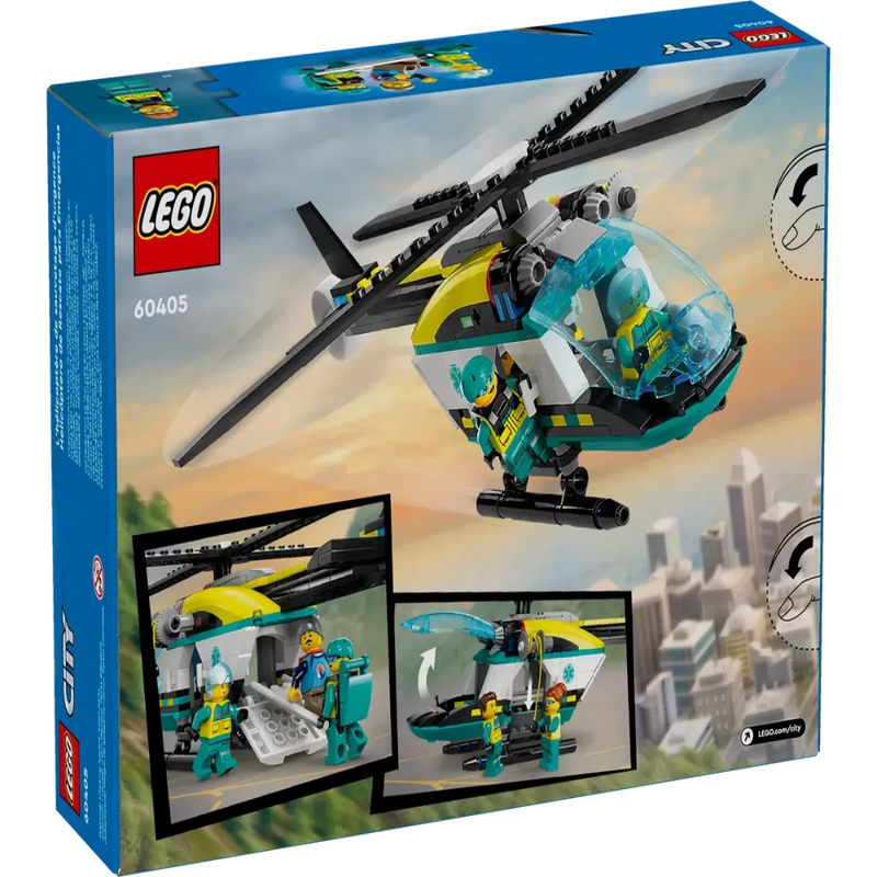 Lego 60405 City Emergency Rescue Helicopter (226 Pieces)