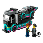 Lego 60406 City Race Car And Car Carrier Truck (328 Pieces)