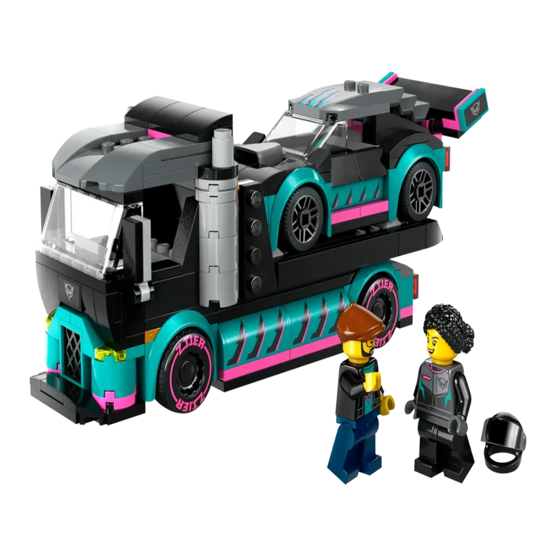 Lego 60406 City Race Car And Car Carrier Truck (328 Pieces)