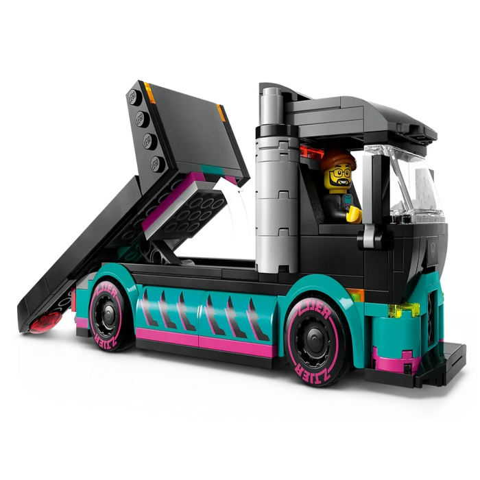 Lego 60406 City Race Car And Car Carrier Truck (328 Pieces)-Construction-LEGO-Toycra