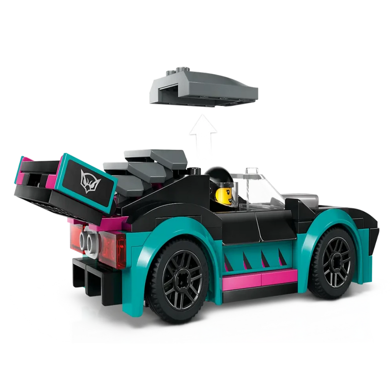 Lego 60406 City Race Car And Car Carrier Truck (328 Pieces)