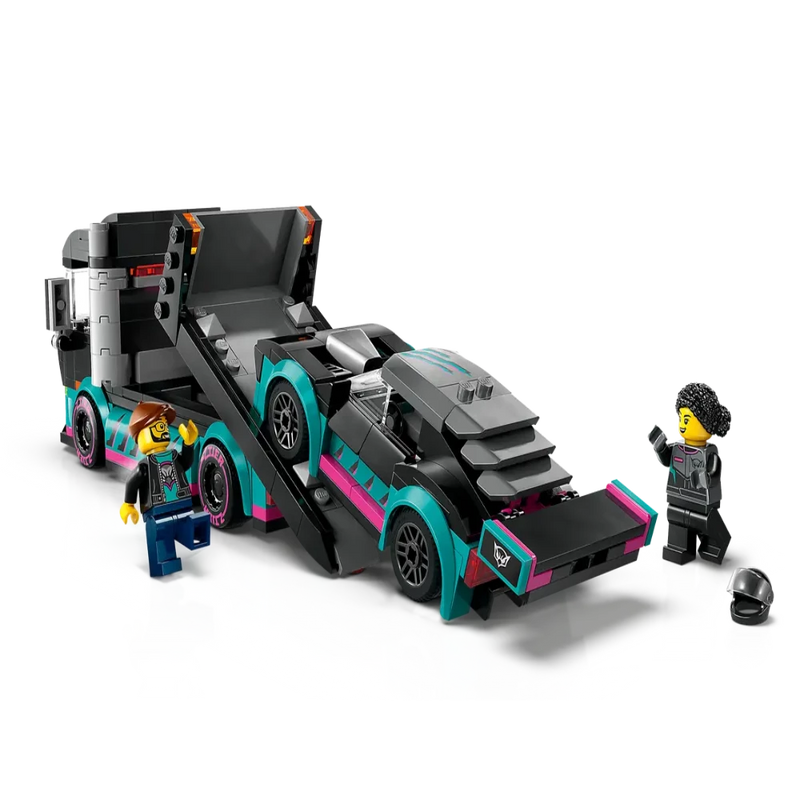 Lego 60406 City Race Car And Car Carrier Truck (328 Pieces)