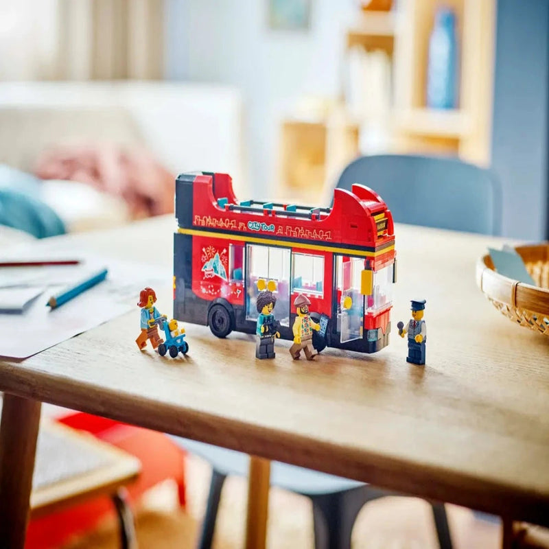 Lego 60407 City Red Double-Decker Sightseeing Bus (384 Pieces)