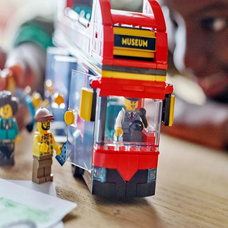 Lego 60407 City Red Double-Decker Sightseeing Bus (384 Pieces)