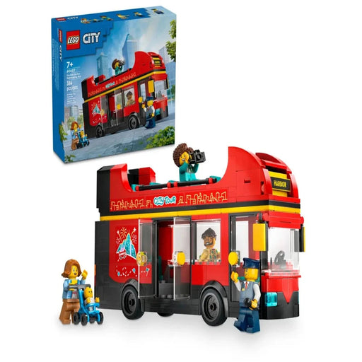 Lego 60407 City Red Double-Decker Sightseeing Bus (384 Pieces)-Construction-LEGO-Toycra