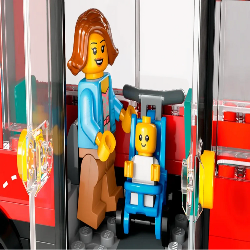 Lego 60407 City Red Double-Decker Sightseeing Bus (384 Pieces)