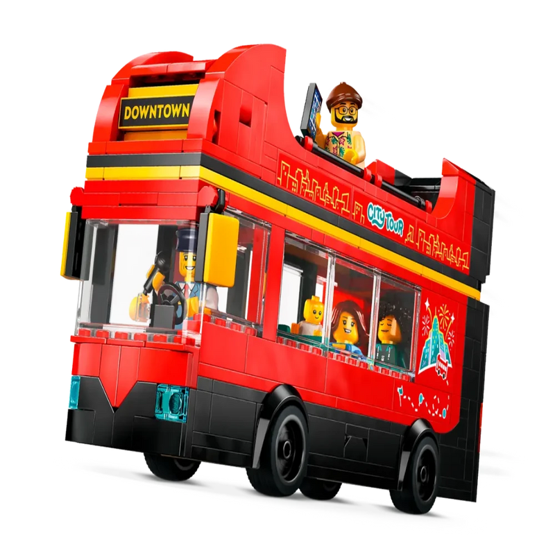 Lego 60407 City Red Double-Decker Sightseeing Bus (384 Pieces)