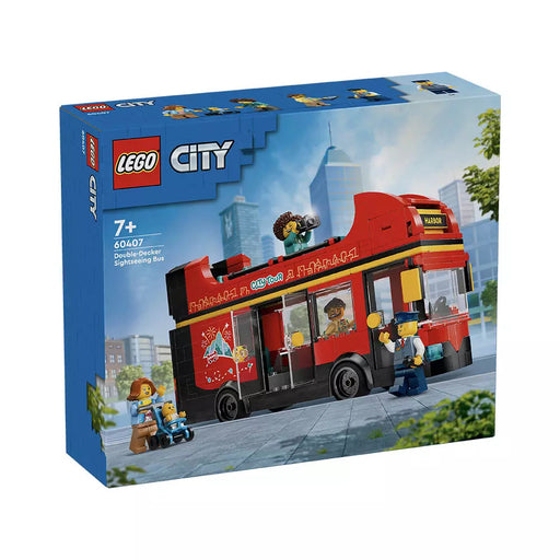 Lego 60407 City Red Double-Decker Sightseeing Bus (384 Pieces)-Construction-LEGO-Toycra