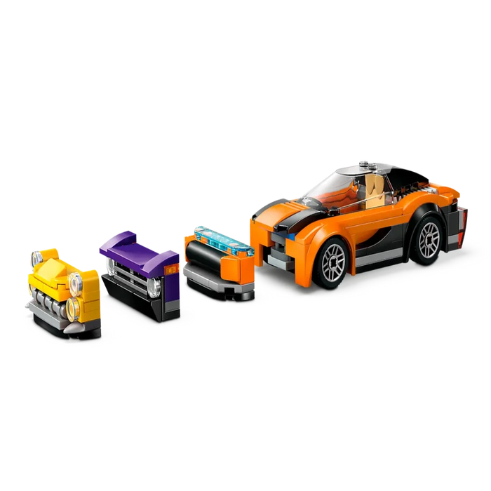 Lego 60408 City Car Transporter Truck With Sports Cars (998 Pieces)-Construction-LEGO-Toycra