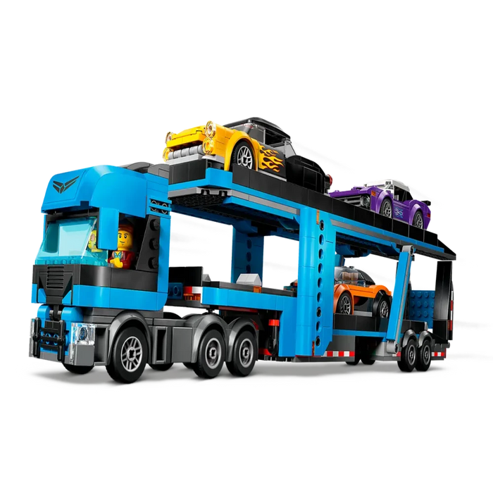 Lego 60408 City Car Transporter Truck With Sports Cars (998 Pieces)-Construction-LEGO-Toycra