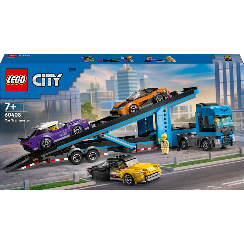 Lego 60408 City Car Transporter Truck With Sports Cars (998 Pieces)