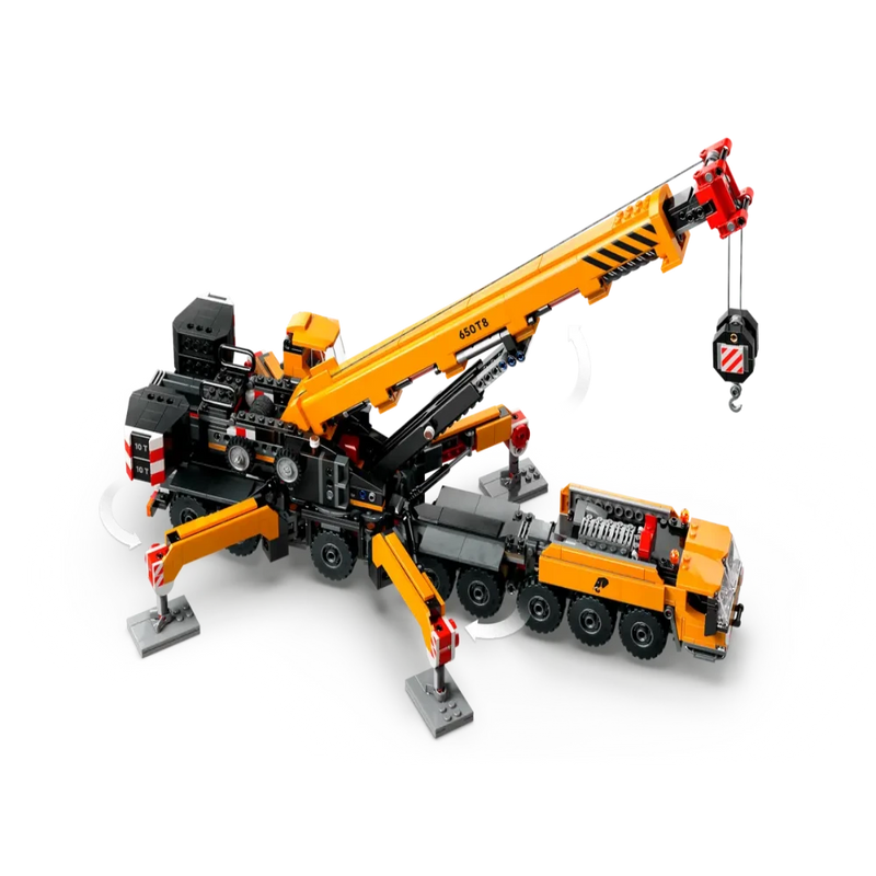 Lego 60409 City Yellow Mobile Construction Crane (1116 Pieces)