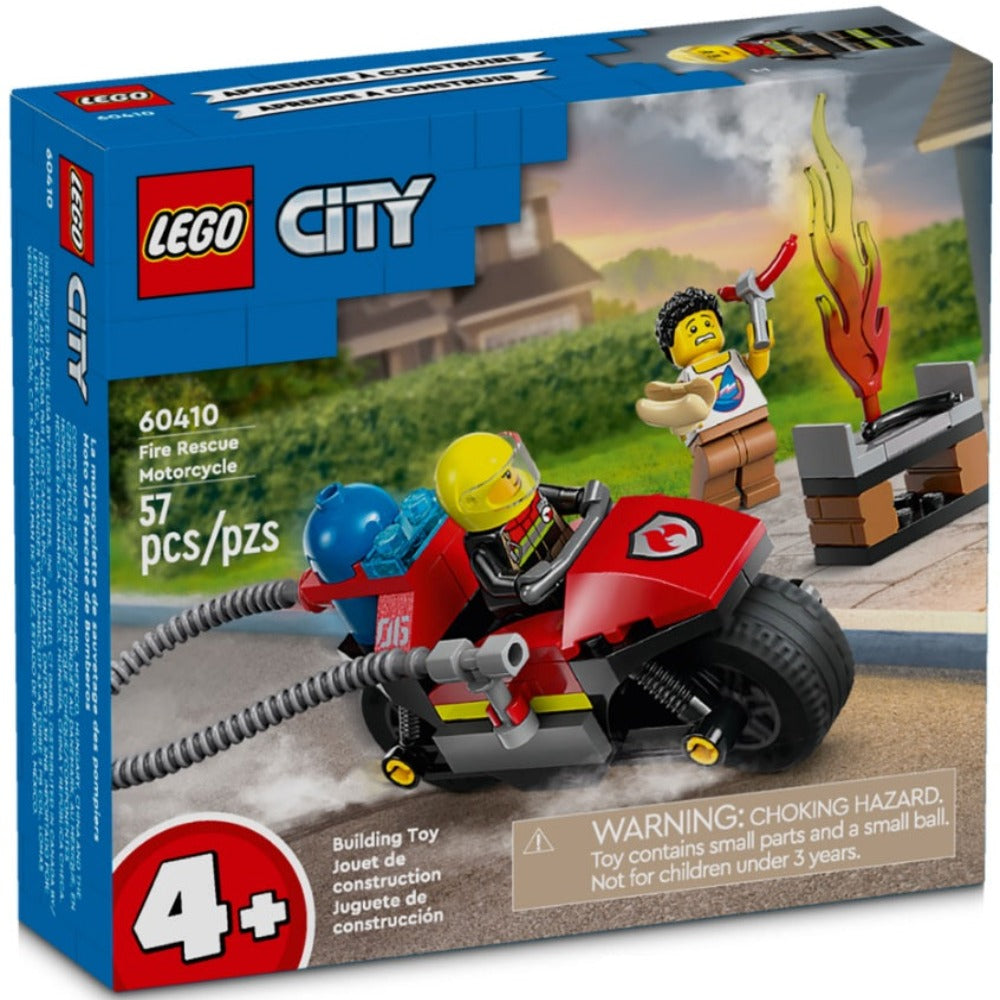Lego 60410 City Fire Rescue Motorcycle - 57 Pieces — Toycra