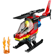 Lego 60411 City Fire Rescue Helicopter - 85 Pieces