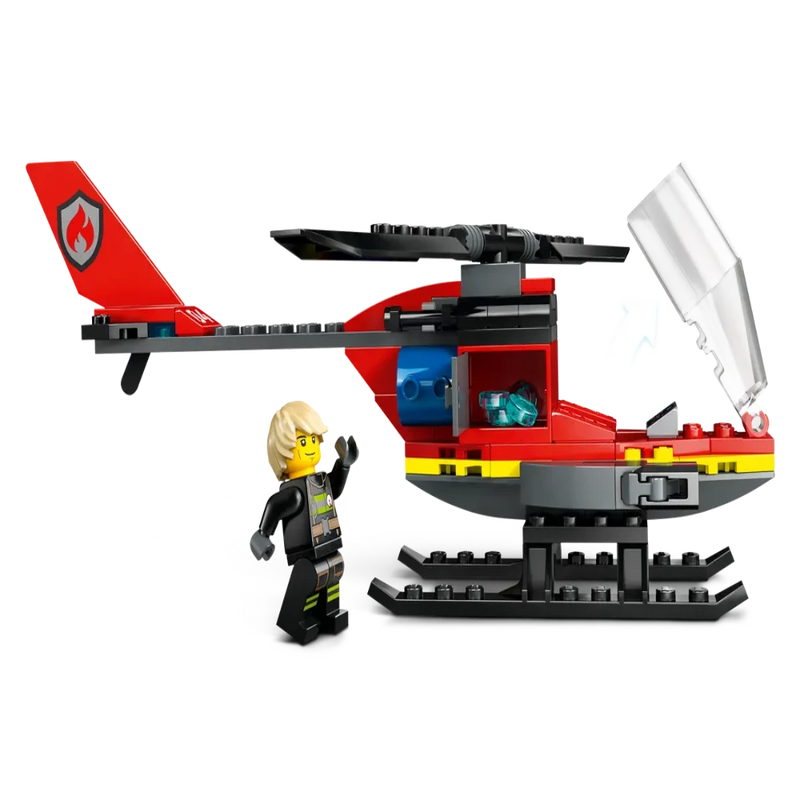 Lego 60411 City Fire Rescue Helicopter - 85 Pieces